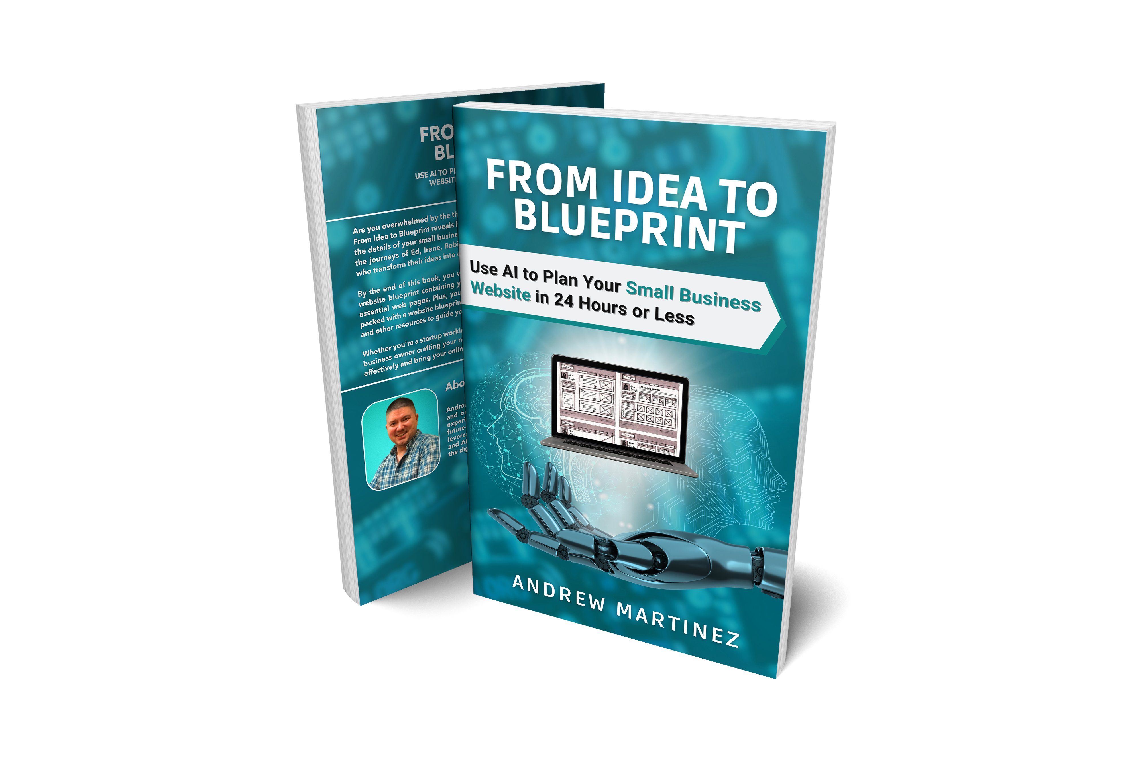 3d book cover of From Idea to Blueprint by Andrew Martinez